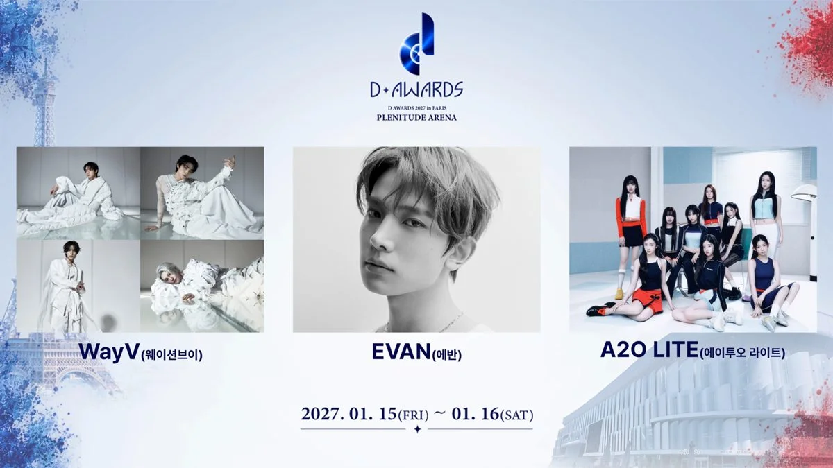 A2O LITE Joins WayV and EVAN in Fourth Lineup for D Awards 2027 in Paris cover