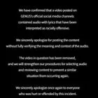 GENUS' Agency JUST FOCUS Entertainment Apologizes for Insensitive Social Media Video cover