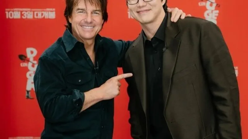 Sung Si-kyung Shares Photo with Tom Cruise and Says the Hollywood Star Inspired Him to Be a Better Person cover