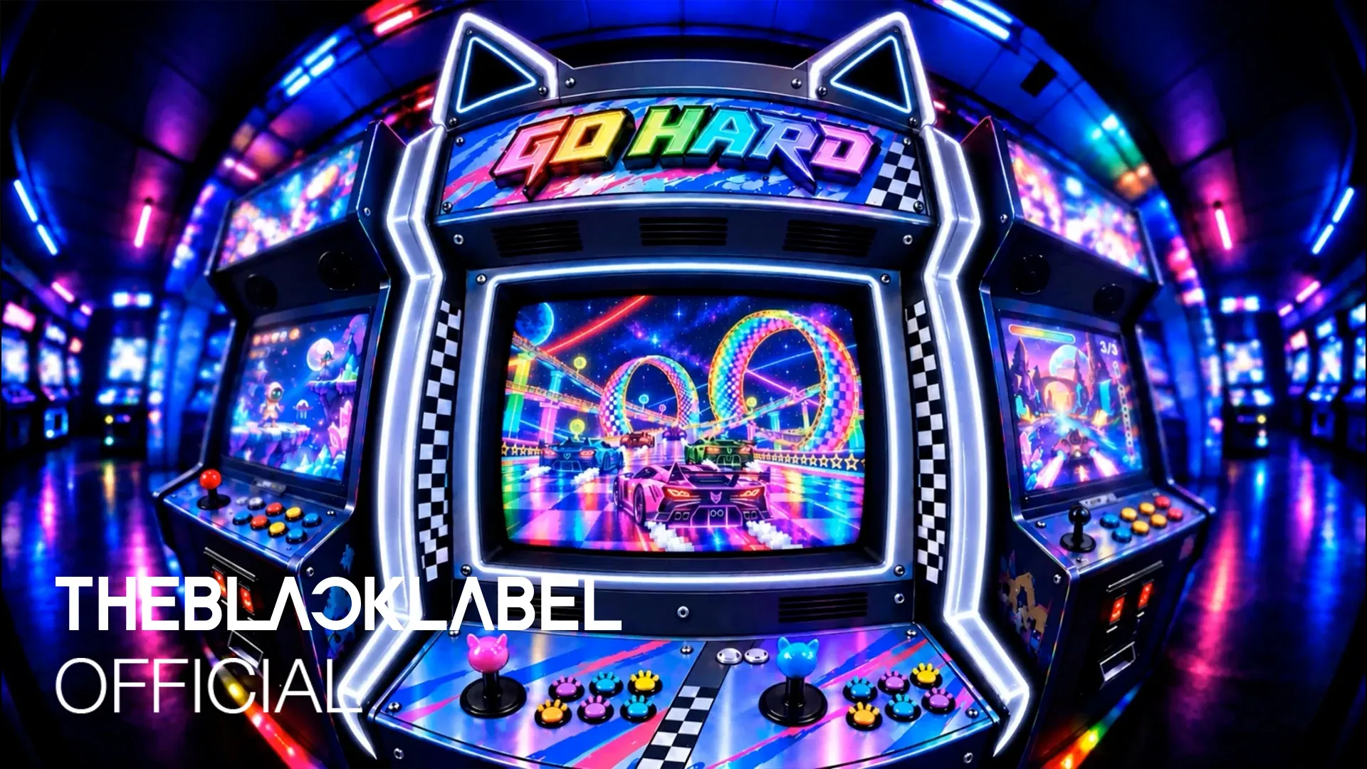 Watch: MEOVV Lights up a Neon Arcade in Dazzling 'GO HARD' Concept Film 2 cover